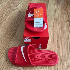 nike kawa shower red